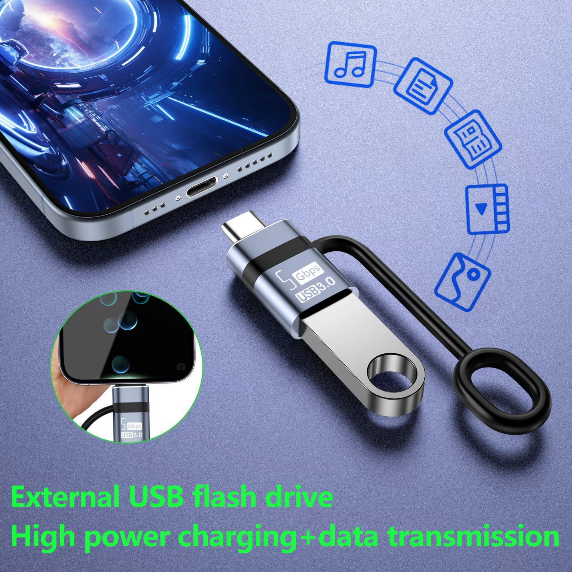 Usb Type-C To Usb 3 Adapter Item No#31644 - Image 5