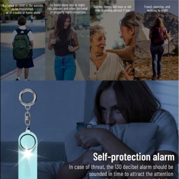 Safety Defense Key Chain With Alarm Item No#31649 - Image 6