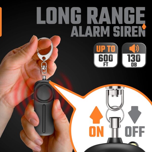 Personal Safety Alarm Keychain For Women Item No#31652 - Image 4