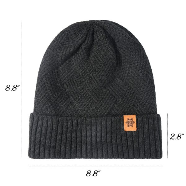 Unisex Cable Knit Beanie Item No#32016 - Image 3