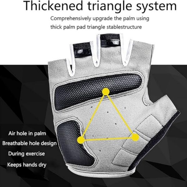 Half Finger Cycling Gloves Item No#32018 - Image 3