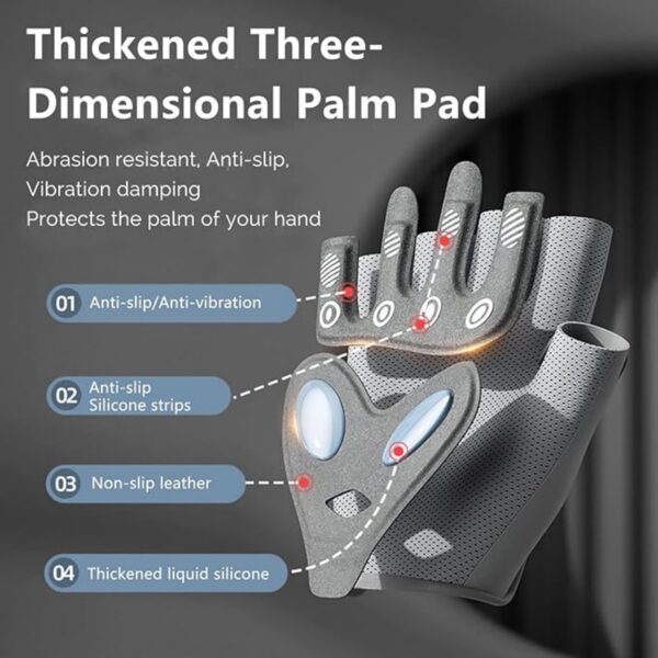 Half Finger Cycling Gloves Item No#32019 - Image 3