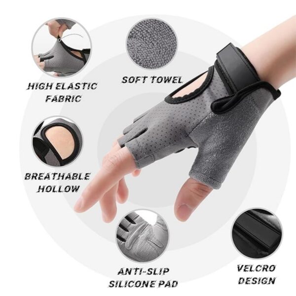 Half Finger Cycling Gloves Item No#32020 - Image 4