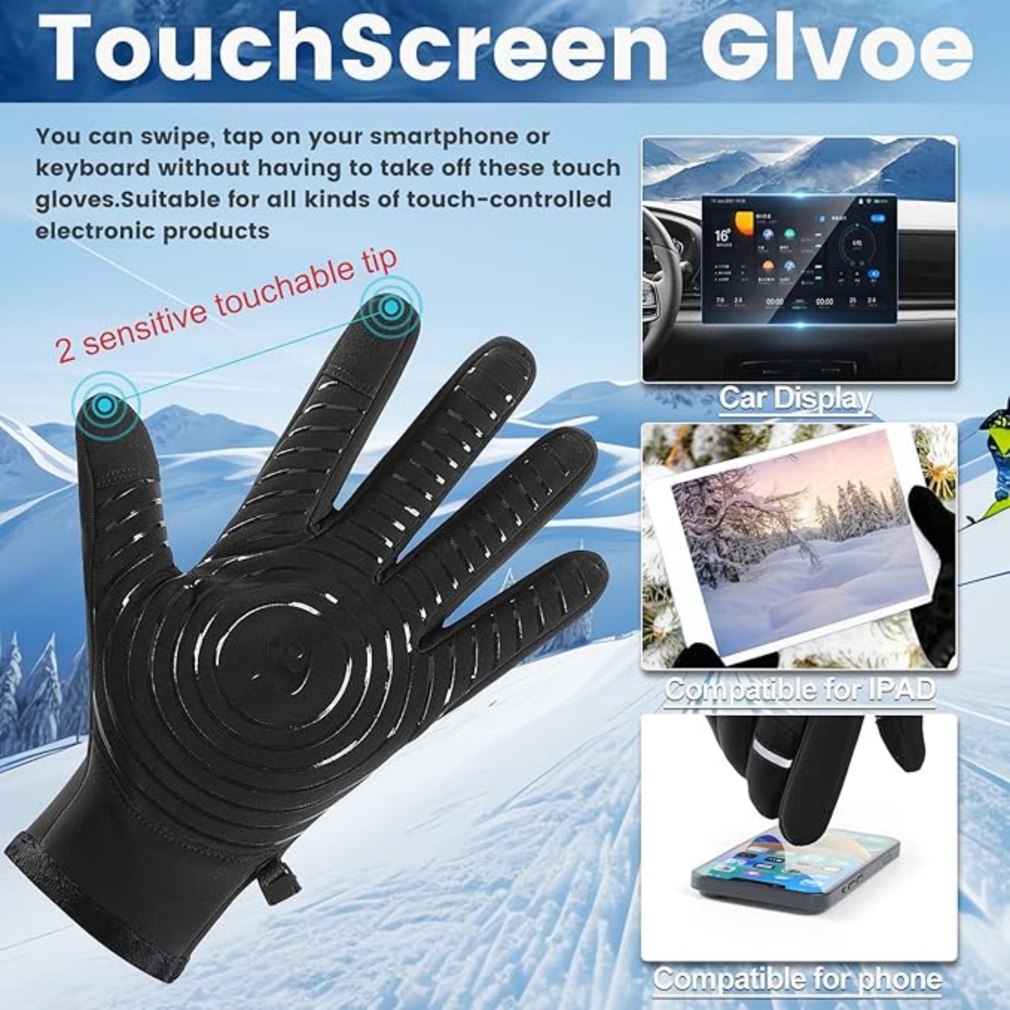 Snug Fit Warm Glove Item No#32024 - Image 4