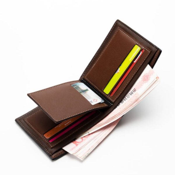 Slim Leather Wallet Item No#32037 - Image 4
