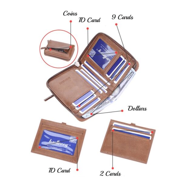 Men'S Faux Leather Wallet Item No#32040 - Image 5