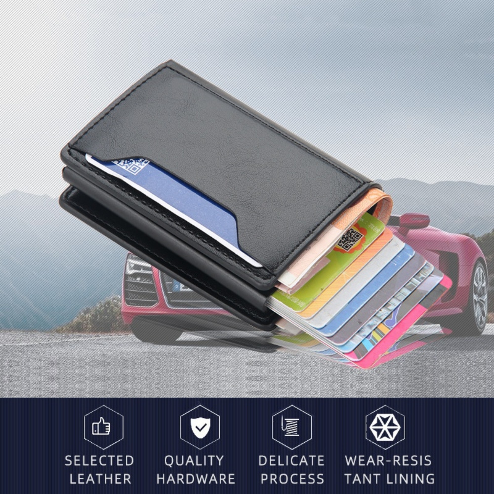 Wallet Automatic Flip Card Holder Item No#32043 - Image 5