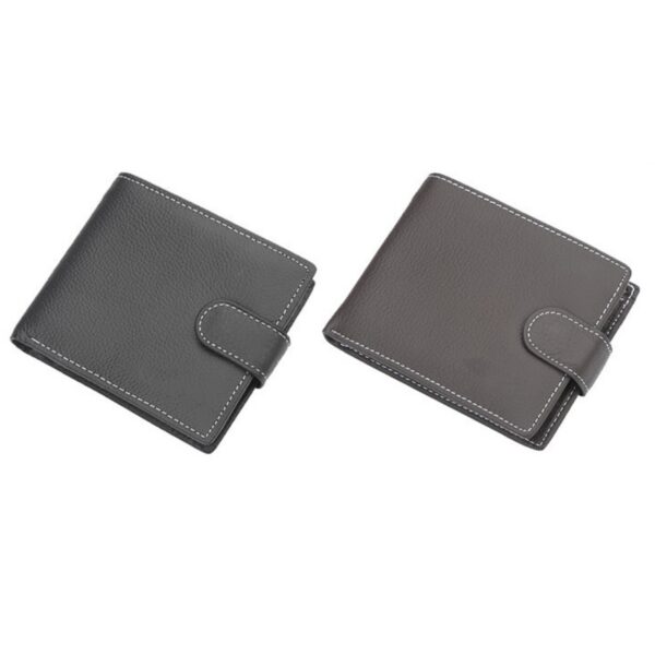 Men'S Leather Short Zipper Hasp Purse Item No#32046 - Image 2