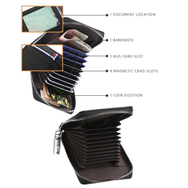 Men??S Large Leather Wallet Item No#32048 - Image 5