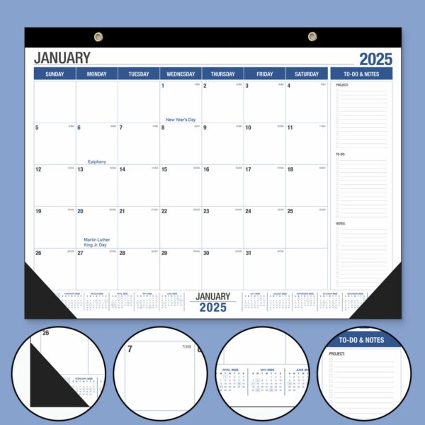 18 Months 17"*12" Wall Calendar From Jan 2025 To June 2026 Item No#32060 - Image 2