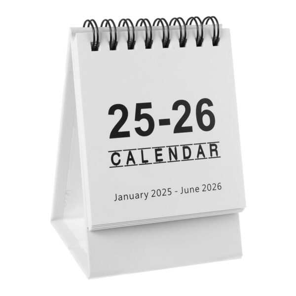 2025-2026 Mini Desk Standing Calendar Item No#32062 - Image 2
