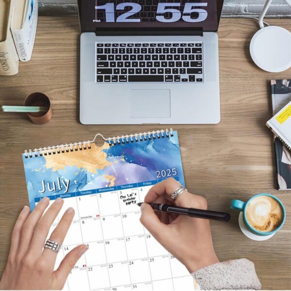 18 Months 14"*11" Wall Calendar From Jan 2025 To June 2026 Item No#32067 - Image 4