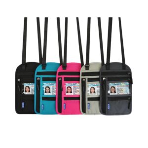 Neck Travel Wallets With Rfid Blocking Item No#32070