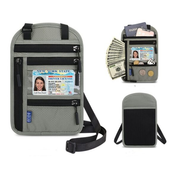 Neck Travel Wallets With Rfid Blocking Item No#32070 - Image 3
