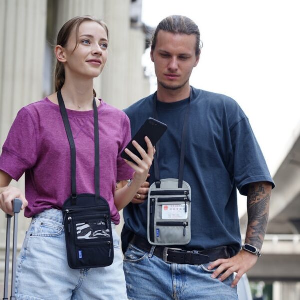 Neck Travel Wallets With Rfid Blocking Item No#32070 - Image 5