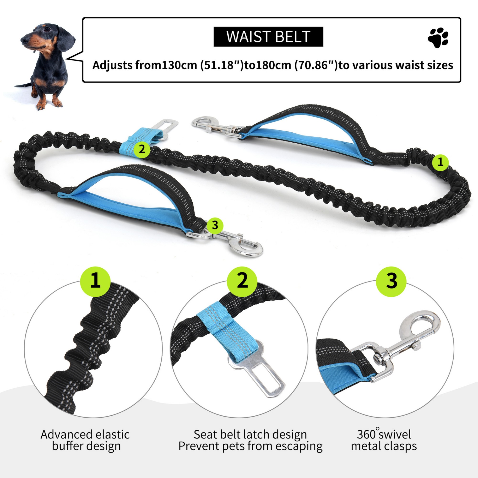 Waist Dog Leash Bag For Running Item No#32073 - Image 5