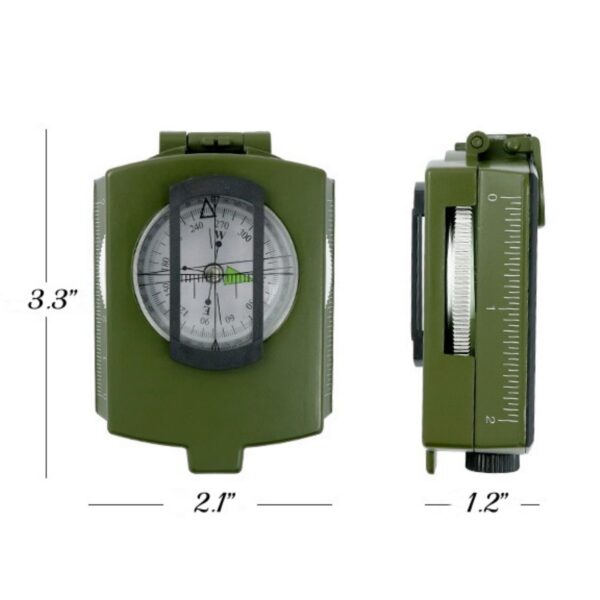 Military Grade Hiking Survival Compass Item No#32074 - Image 3