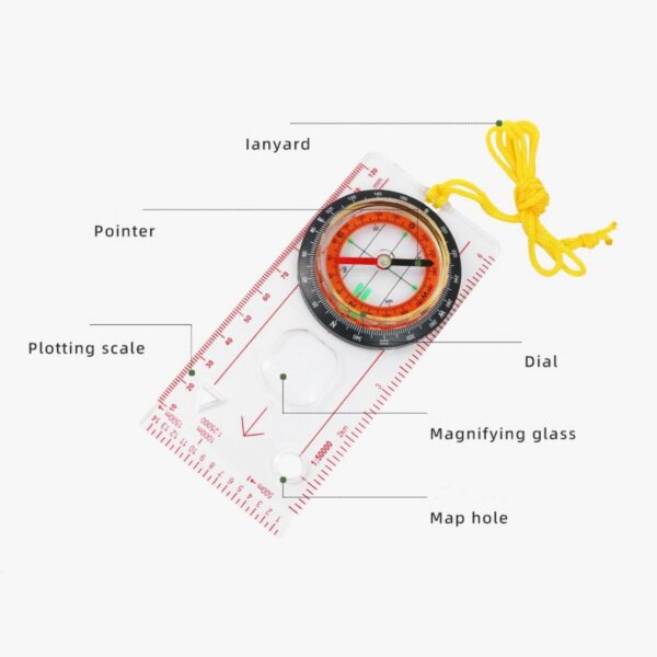Hiking Survival Navigation Compass Item No#32079 - Image 4