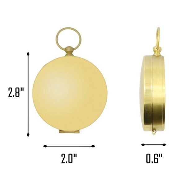 Metal Pocket Compass Item No#32080 - Image 3