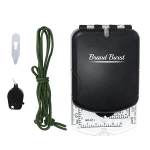 Sighting Mirror Compass With Led Light Item No#32082