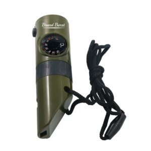 3-In-1 Emergency Whistles With Compass And Thermometer Item No#32089