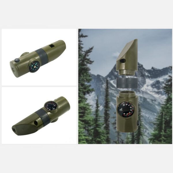 3-In-1 Emergency Whistles With Compass And Thermometer Item No#32089 - Image 5