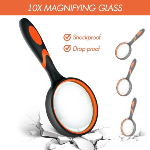 10X 50Mm Handheld Magnifier Item No#32097 - Image 4