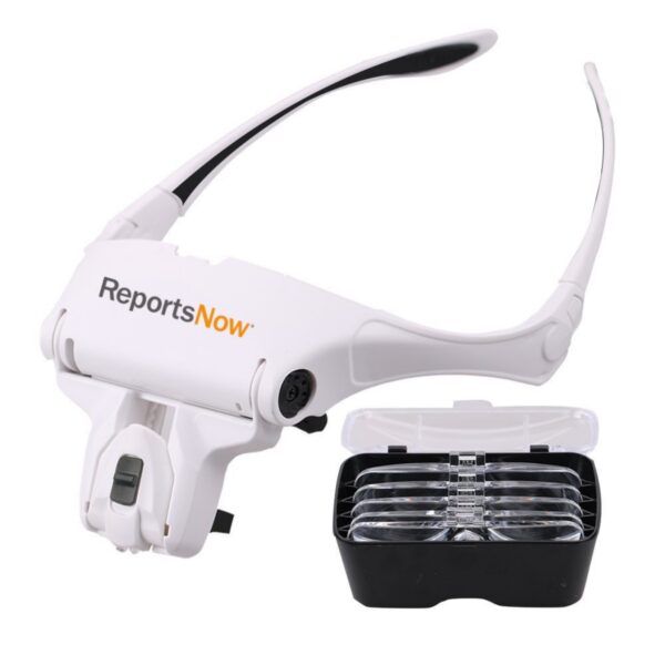 Headset Magnifier With Light Item No#32109