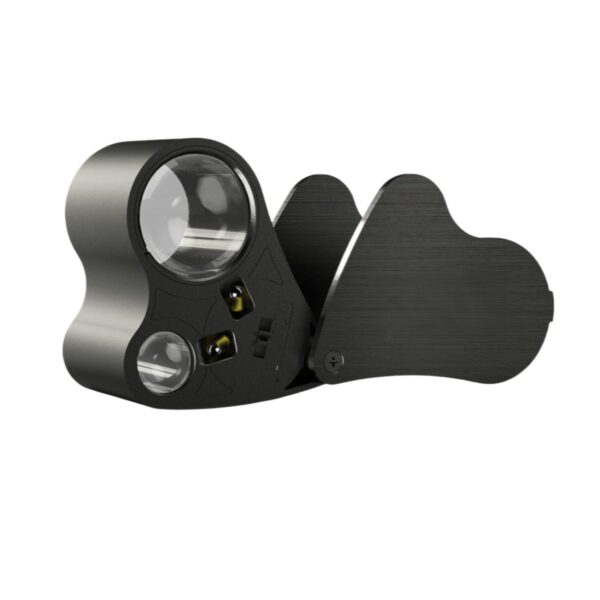 30X 60X Jewelers Magnifier With Uv Black Light And Bright Led Light Item No#32111 - Image 2