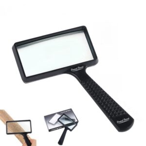 3X Rectangular Handheld Magnifying Glass Item No#32112