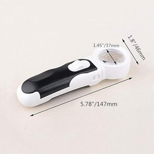 16X Handheld Magnifier With 2 Led Lights Item No#32116 - Image 3
