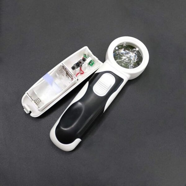 16X Handheld Magnifier With 2 Led Lights Item No#32116 - Image 4