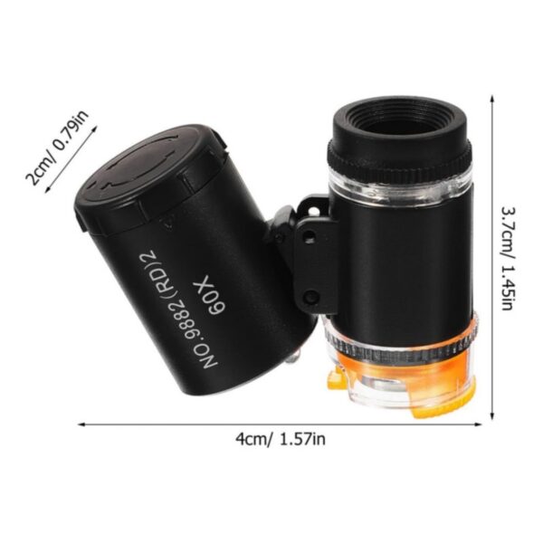 60X Zoom Magnifier Microscope With Led Item No#32140 - Image 3