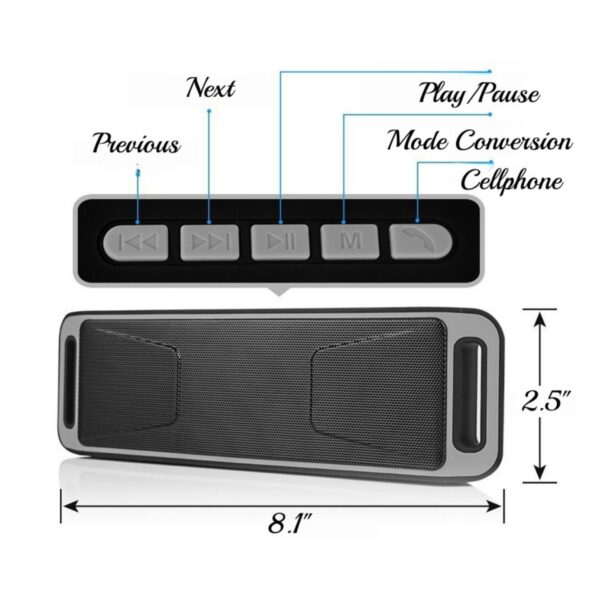 Outdoor Portable Wireless Bluetooth Speaker Item No#32143 - Image 3