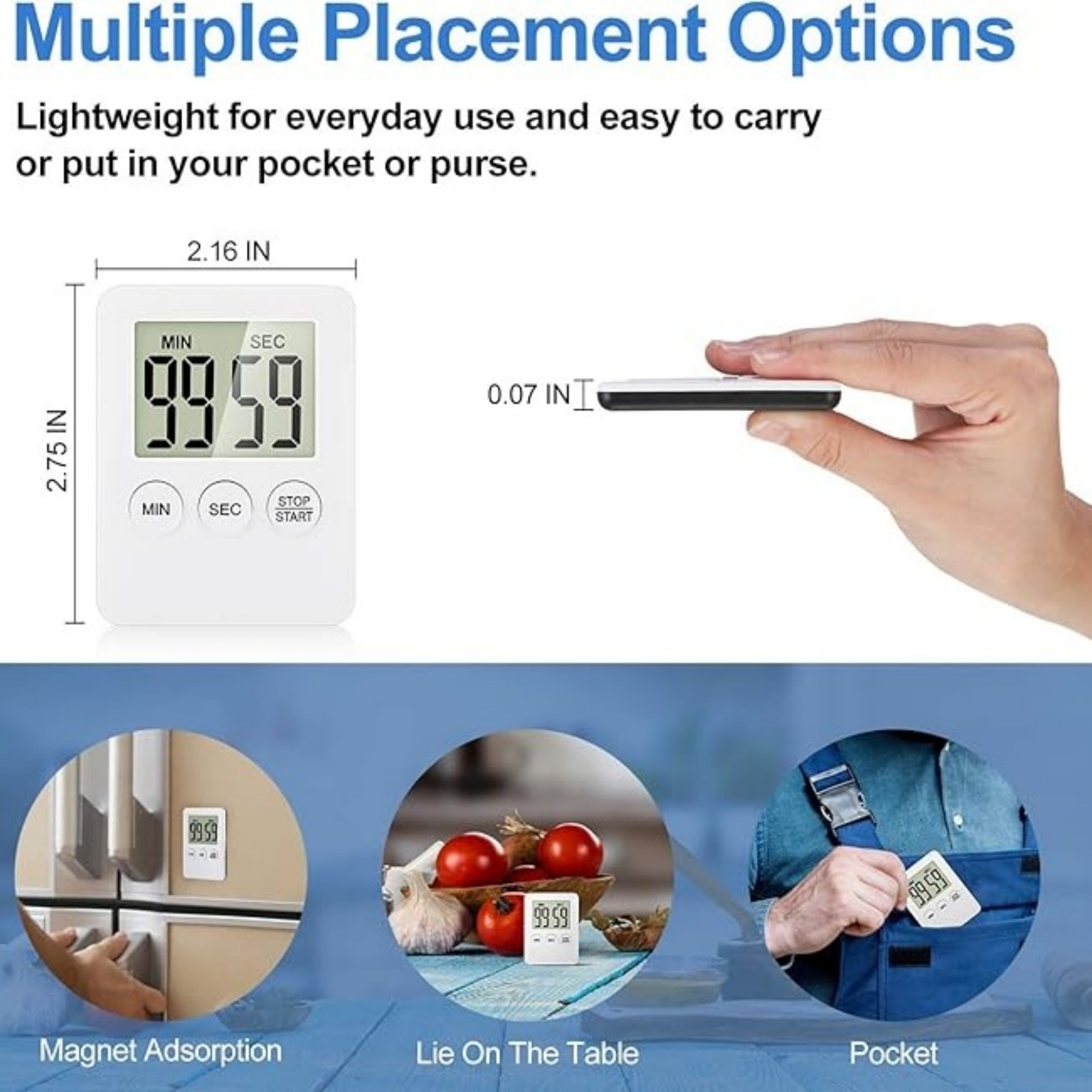 Digital Timer With An Alarm Remind Item No#32146 - Image 3