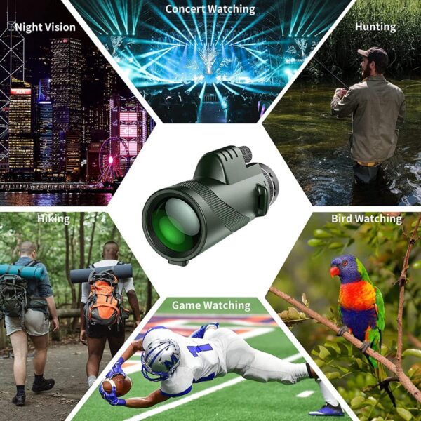 80X100 High Powered Monocular Telescope Item No#32152 - Image 5