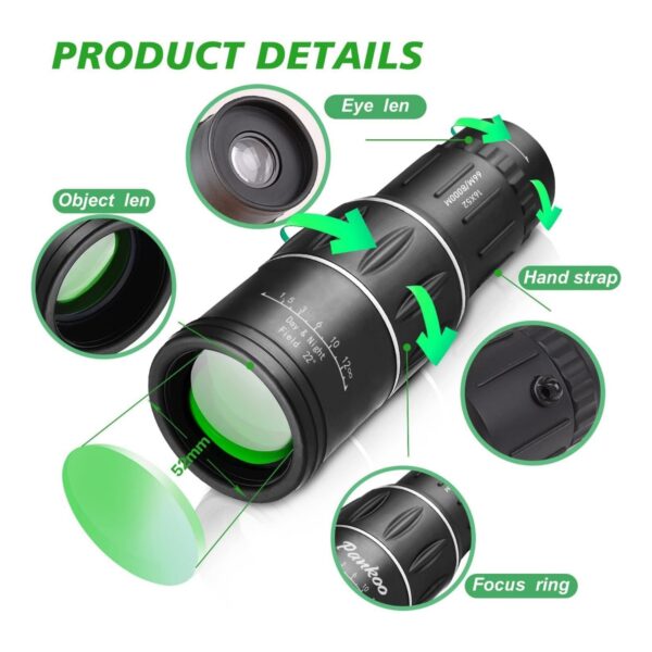 16X52 Mini Monocular Telescope Item No#32153 - Image 4