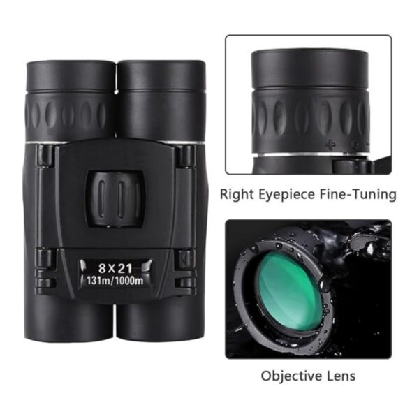 8X21 Small Pocket Binoculars Compact Item No#32154 - Image 4