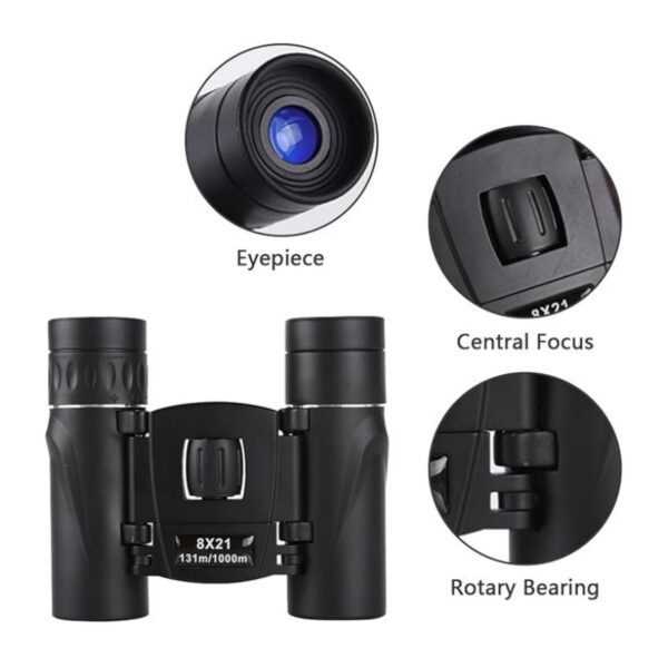 8X21 Small Pocket Binoculars Compact Item No#32154 - Image 5