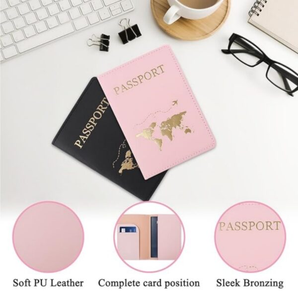 Multiple Slots Leather Passport Holder Item No#32158 - Image 4