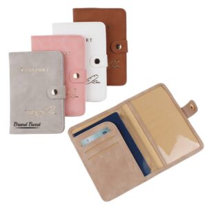 Simple Leather Passport Holder Item No#32160