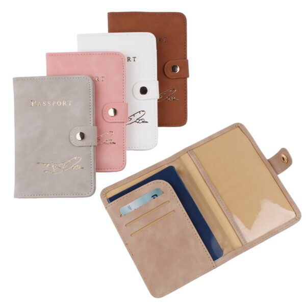 Simple Leather Passport Holder Item No#32160 - Image 2