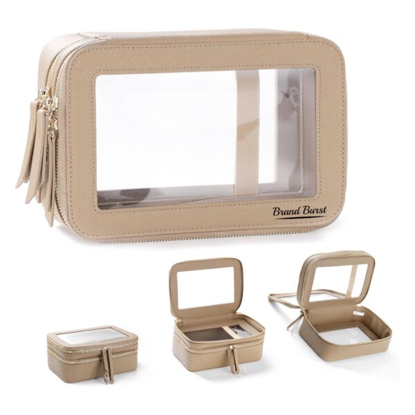Double Layer Clear Makeup Bags Item No#32167