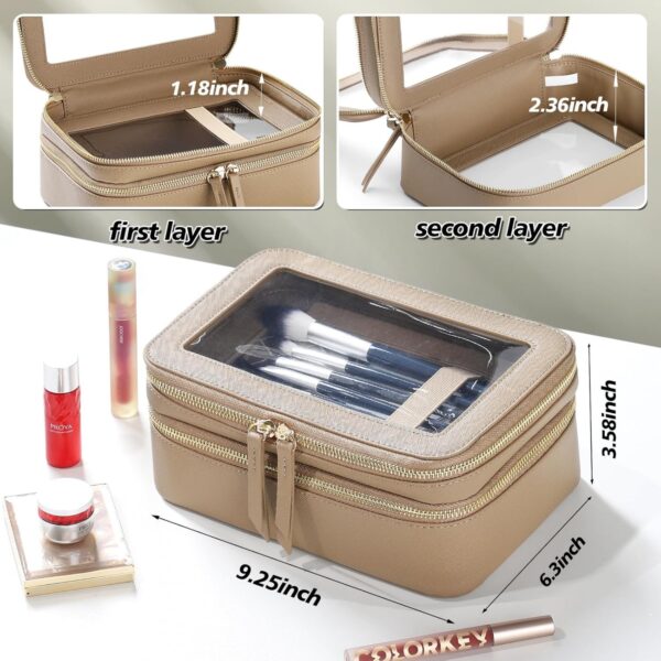 Double Layer Clear Makeup Bags Item No#32167 - Image 3