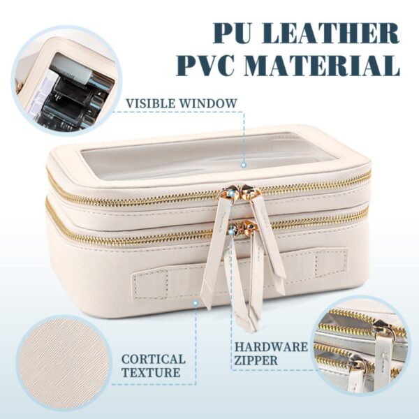 Double Layer Clear Makeup Bags Item No#32167 - Image 6