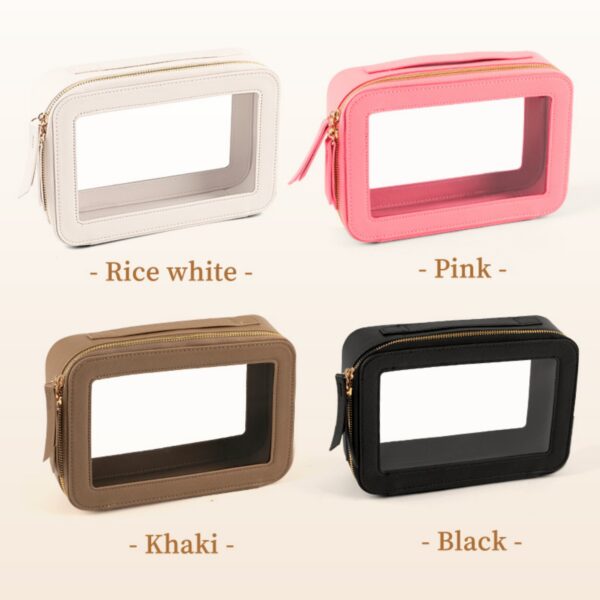 Single Layer Clear Makeup Bags Item No#32168 - Image 6
