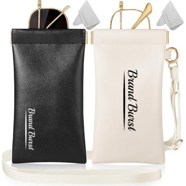 Portable Eyeglass Pouch With Adjustable Lanyard Item No#32170