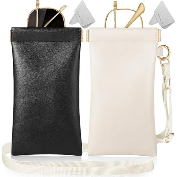 Portable Eyeglass Pouch With Adjustable Lanyard Item No#32170 - Image 2