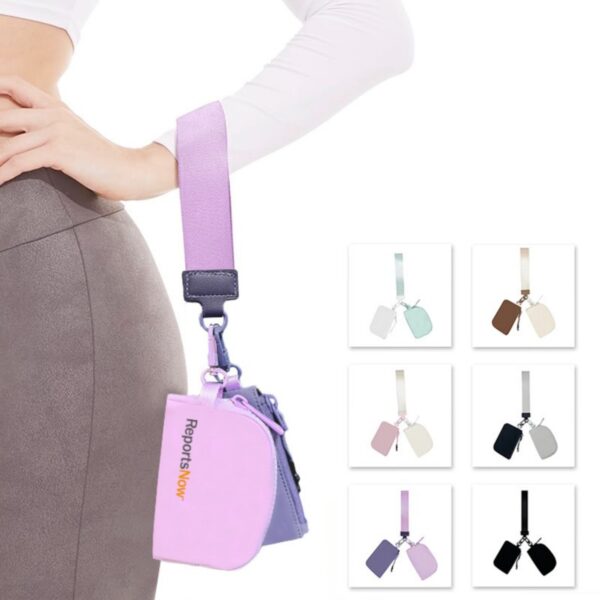 Mini Zip Around Keychain Wristlet Wallets Item No#32171