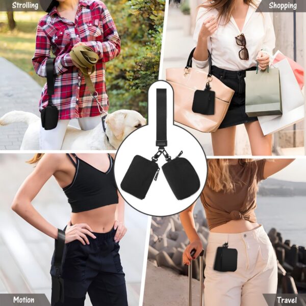 Mini Zip Around Keychain Wristlet Wallets Item No#32171 - Image 6